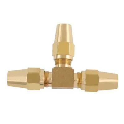 Oro stabdžio vario vamzdžių tee